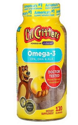 Lil Critters Omega 3, 120 Gomitas con EPA, DHA & ALA