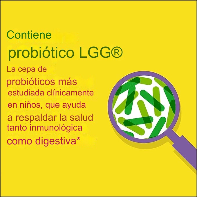 Culturelle Probióticos Masticables para Niños - 30 Unidades para la Salud Digestiva y el Cuidado Bucal con Delicioso Sabor a Bayas Naturales - Imagen 3
