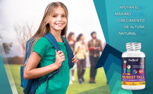 NuBest Tall 10+ Suplemento Avanzado para Crecimiento y Fortalecimiento Óseo, 60 Capsulas, Salud Integral para Adolescentes y Adultos Jóvenes - Enriquecido con Calcio, Vitamina D3 y K2 - Imagen 4