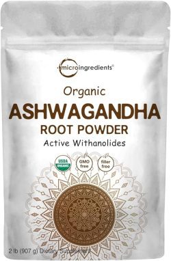ASHWAGANDHA EN POLVO 2 LB MICROINGREDIENTS