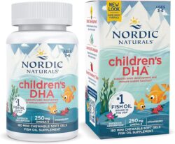 Nordic Naturals, DHA Fresa de 250 mg de los niños Chewable suave Geles 180 und