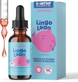 oySpring LingoLeap B9 – L-metilfolato 5-MTHF Plus metil B12 gotas para niños